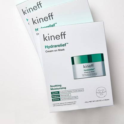 Kineff Hydrarelief Cream-on Mask (16g x 5ea)